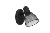 Lampy - EGLO CAROVIGNO spot, czarny - 98621