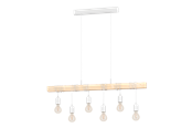 Lampy - EGLO TOWNSHEND oprawa wisząca, brązowy - 43705