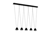Lampy - EGLO PALBIETA oprawa wisząca, przeźroczysty, satyna - 99013