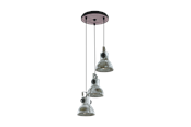 Lampy - EGLO BARNSTAPLE oprawa wisząca, zużyty cynkowany - 49647