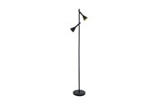 Lampy - EGLO CORTADERAS oprawa podłogowa, czarny, złoty - 97806