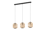 Lampy - EGLO BORDESLEY oprawa wisząca, naturalny - 43217