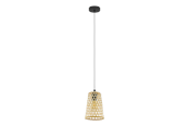 Lampy - EGLO CLAVERDON oprawa wisząca, naturalny - 43252