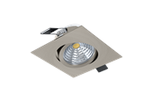Lampy - EGLO SALICETO oprawa do zabudowy, nikiel satynowy - 98304
