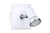 Lampy - EGLO TAMARA 1 spot, biały, chrom - 31262