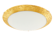 Lampy - EGLO MONTENOVO oprawa ścienna / sufitowa, biały, złoty - 98023