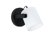 Lampy - EGLO HORNWOOD 1 oprawa ścienna, biały - 43427