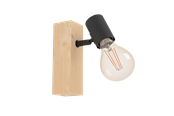 Lampy - EGLO TOWNSHEND 3 spot, brązowy, czarny - 99477