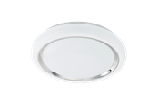 Lampy - EGLO CAPASSO oprawa ścienna / sufitowa, biały, chrom - 96023