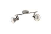 Lampy - EGLO SERAS spot, nikiel antyczny, kremowy - 96553