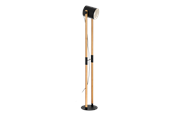 Lampy - EGLO HORNWOOD oprawa podłogowa, brązowy - 43521