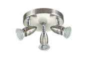 Lampy - EGLO MAGNUM LED spot, nikiel satynowy, chrom - 95824