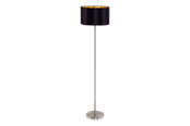 Lampy - EGLO MASERLO oprawa podłogowa, czarny, złoty - 95169