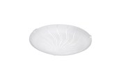 Lampy - EGLO MARGITTA 1 oprawa ścienna / sufitowa, granulowany biały, przeźroczysty - 96089