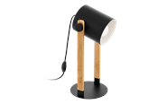 Lampy - EGLO HORNWOOD oprawa stołowa, brązowy - 43519