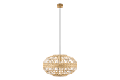 Lampy - EGLO AMSFIELD oprawa wisząca, brązowy - 49771