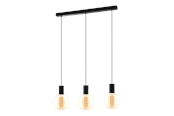 Lampy - EGLO POZUETA oprawa wisząca, czarny - 98662