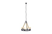 Lampy - EGLO FINDLAY oprawa wisząca, czarny - 49694