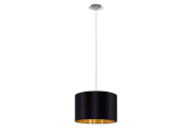 Lampy - EGLO MASERLO oprawa wisząca, czarny, złoty - 31599