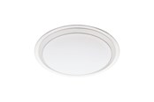 Lampy - EGLO COMPETA-C oprawa ścienna / sufitowa, biały, srebrny, przeźroczysty - 96818