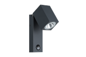 Lampy - EGLO SAKEDA oprawa ścienna, antracyt - 96287