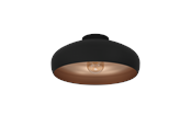 Lampy - EGLO MOGANO oprawa sufitowa, czarny, miedź - 94547