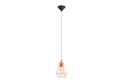 Lampy - EGLO TARBES oprawa wisząca, w kolorze miedźi - 94193