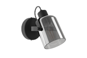 Lampy - EGLO BERREGAS spot, czarny-transparentny - 99052
