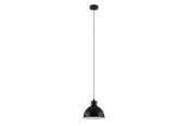 Lampy - EGLO TRURO oprawa wisząca, czarny, biały - 43371