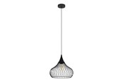 Lampy - EGLO STAVERTON oprawa wisząca, czarny - 43344