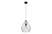 Lampy - EGLO CARLTON oprawa wisząca, czarny - 49257
