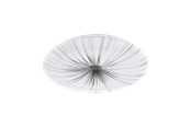 Lampy - EGLO NIEVES oprawa ścienna / sufitowa, biały, srebrny - 98325