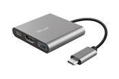 Stacja dokująca - Trust Dalyx 3-in-1 Multiport USB-C Adapter - 23772