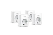 Inteligentny dom - TP-Link Tapo P100 (4 pack) Mini Smart Wi-Fi Socket - Tapo P100(4-pack)