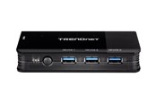 USB hub - TRENDnet TK-U404 - hub - 8 ports USB hub - 8 - Czarny - TK-U404