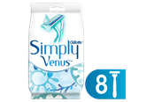 Sprzet do golenia - Gillette-Venus Simply Venus 2 - 8 szt. - 7702018024599
