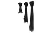 Zarzadzanie kablami - Millarco Cable ties 300 pcs. - Black - 63376