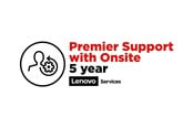 Serwis i wsparcie - Lenovo Premier Support - extended service agreement - 5 years - on-site - 5WS0T36181
