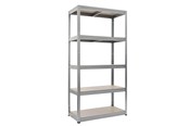 Skrzynki narzedziowe i systemy przechowywania - Work>it Steel shelf unit with 5 shelves 275 kg - 58502