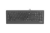 Klawiatura - Natec Barracuda - keyboard - US - black - Klawiatury - Angielski (US) - Czarny - NKL-0876