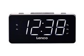 Radio DAB i budzik - Lenco CR-18 - clock radio - FM - Biały - CR-18 White