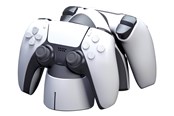 Akcesoria dla graczy - KMD PS5 Dualsense Charging Station - White - Wireless Akcesoria do konsoli do gier - Sony PlayStation 5 - 849172013131