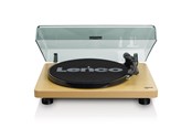 Gramofon - Lenco L-30WD Record Player with USB/PC encoding - Wood - Gramofon Brązowy - L-30WD