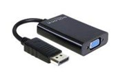 Kabel wyswietlacza - DeLOCK Adapter Displayport male > VGA 15 pin female - DisplayPort adapter - 21 cm - 65439