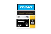 Papier, papier fotograficzny i etykiety - DYMO ® Rhino Industrial Tape 19 mm x 5.5m permanent polyester black on clear - 622290