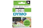 Papier, papier fotograficzny i etykiety - DYMO ® D1 Tape 6mm x 7m black on white - 43613