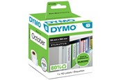 Papier, papier fotograficzny i etykiety - DYMO ® LabelWriter 59mm X 190mm Lever Arch Labels Large (White) 1 Roll X 110 Labels - S0722480