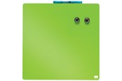 Konferencja i prezentacja - Nobo Mała tabliczka suchościeralna z powierzchnią magnetyczną, 360 x 360 mm Zielony - 1903773