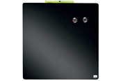 Konferencja i prezentacja - Nobo Mała tabliczka suchościeralna z powierzchnią magnetyczną, 360 x 360 mm Czarny - 1903774