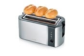 Toster - SEVERIN Toster AT 2590 - brushed stainless steel/black - AT 2590